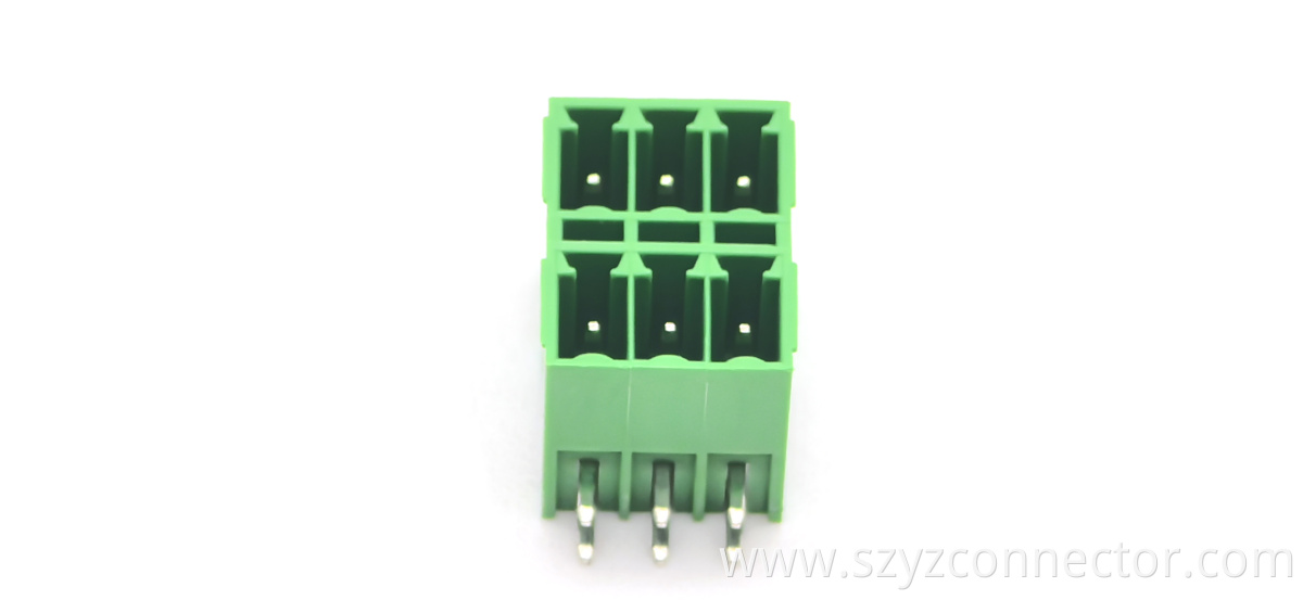 3.5mm pluggable terminal blocks bent pin